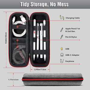 Estuche Rígido de EVA para Lápiz, Funda Protectora de EVA, Bolsa de Almacenamiento para Apple Pencil Pro - Product Image 3
