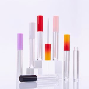 Tube vide pour brillant à lèvres et rouge à lèvres, rond, multicolore, 3,5 ml, moulé par <span class=keywords><strong>injection</strong></span>, transparent, pour couleur à lèvres, fourniture de matériaux pour tubes cosmétiques - Product Image 2