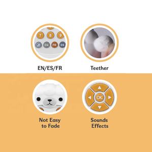 Juguete Educativo de Control Remoto de <span class=keywords><strong>TV</strong></span> de Animales Lindos de Goma y Plástico ABS de Konig Kids para el Desarrollo de la Coordinación Mano-Ojo del Bebé - Product Image 3