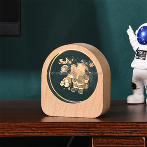 Bola de cristal 3D grabada con láser, modelo de tierra en miniatura, esfera, artesanía de cristal, decoración del hogar, adorno, luz de globo - Product Image 4