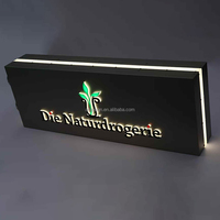 Letras de Canal 3D Personalizadas de Acero Inoxidable con Retroiluminación LED, Letras de Logotipo con Retroiluminación LED para Exteriores, Resistentes al Agua