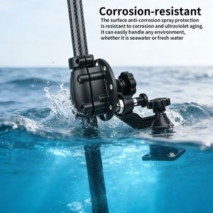Support en fibre de carbone multi-angles avec rotule de 2,25 pouces pour détecteur de poissons VIN-TYQ-004-ZJ-D - Product Image 5