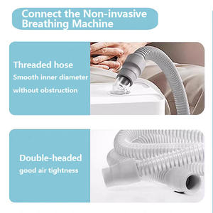 Tuyau CPAP en plastique de 22 mm, compatible avec la plupart des machines, connecteurs de tuyau CPAP de 22 mm, tuyau respiratoire flexible <span class=keywords><strong>pour</strong></span> machines - Product Image 5