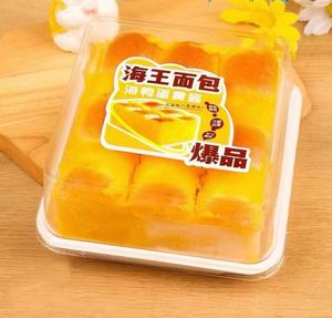 Baked Online-famous <strong>Banana</strong> Cheese Roll-up Package Box Sweet Bean Paste Butter Milk Roll-up <strong>Bread</strong> Pastry <strong>Packaging</strong> Box - Product Image 1
