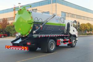 Factory Custom Shacman 12 Cubic Meter Vacuum Feces <b>Suction</b> Truck, Sanitation Sewage Collection Truck Global Export - Product Image 5