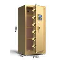 XBT Luxury Home & Office Digital Safes Steel Equipment Lockers with Fingerprint Access Secure Safe Deposit Boxes