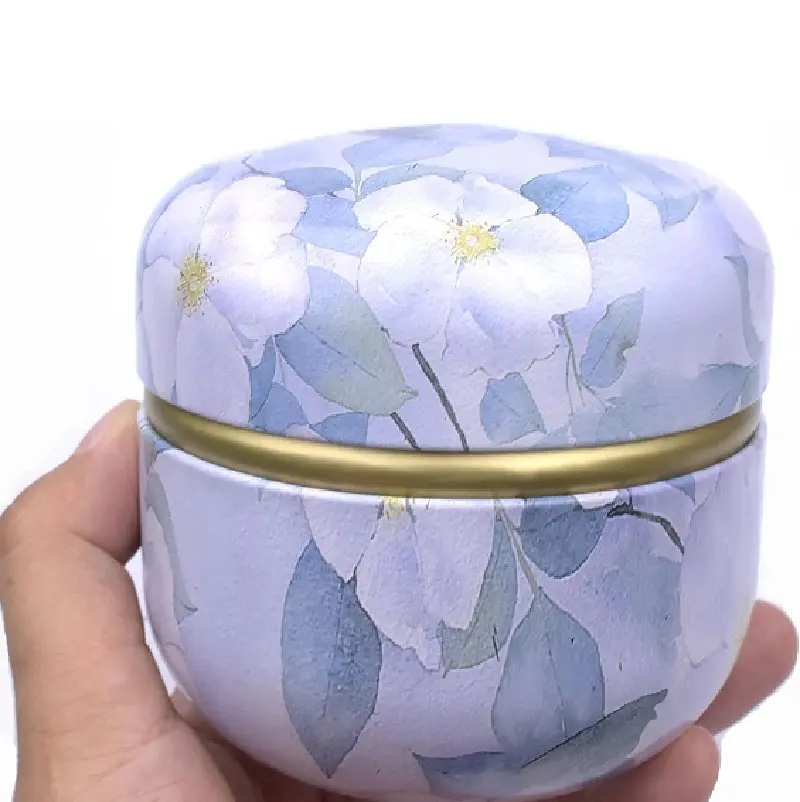 230g Cosmetic Empty Powder Packaging Container Case Box with Powder Puff for Body and Mom