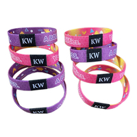Logo personnalisé RFID Tissu Élastique NFC Festival Bracelet Chrétien Quotidien Bible Verset Citation Bracelet Islam Bracelet Promotionnel