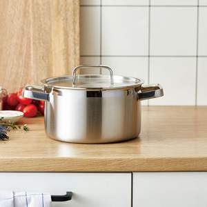 Insalata Master 316 titanio coperchio di rame nucleo <span class=keywords><strong>Korkmaz</strong></span> 304 18/10 Set di alta qualità in acciaio inox pentole - Product Image 1