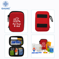 Trousse de premiers soins pour animaux de compagnie Gauke, professionnelle, imperméable, médicale, d'urgence, pour chiens et chats
