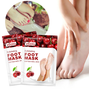 OEM, masque exfoliant à la cerise, hydratant et blanchissant pour les <span class=keywords><strong>pieds</strong></span>, chaussettes pelables pour adultes, huile et crème tricotées pour les <span class=keywords><strong>pieds</strong></span>, OEM/ODM - Product Image 5