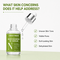 Sérum à la niacinamide, huile essentielle pour le visage, équilibre hydratant, affinant les pores, soin de la peau, formule naturelle