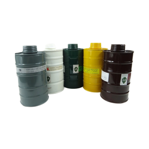 หน้ากากป้องกันแก๊สพิษแบบเต็มหน้าชนิดใช้ซ้ำได้หน้ากากซิลิโคนสำหรับหายใจแบบท่อยาวดีไซน์แบบผีหน้ากากกรองอากาศ - Product Image 4