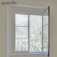 Matériau en alliage d'aluminium à battant Low E Energy Efficient Windows Impact House Window Design Glass Windows