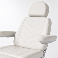 Lit de spa électrique pliable en or de luxe mobilier de salon de beauté table de massage pour chambre d'hôtel et salle de sport