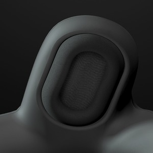 U-Shaped Memory Foam <b>Pillow</b> With Bluetooth Music For <b>Neck</b> Support Travel <b>Pillow</b> 22x20x21cm Solid Color Adult Use - Product Image 1