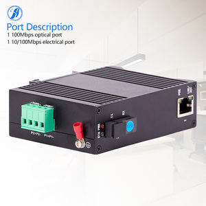 100Mbps quang thu phát điện Ethernet chuyển đổi cấp công nghiệp đường sắt gắn SNMP chức năng không được quản lý chuyển đổi mạng 1 gam - Product Image 1