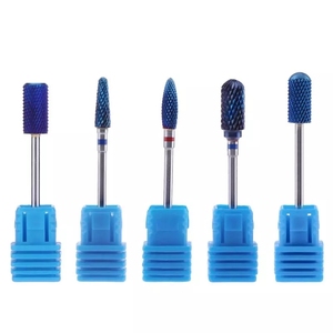 Punta per fresa per unghie in carburo di tungsteno blu liscia 2026 all'ingrosso per studi di nail art - Product Image 5
