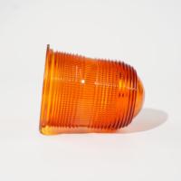 Dôme en verre trempé pressé de couleur orange sur mesure BOGLASS pour feux de navigation maritime, lampe anti-explosion pour piste d'aéroport