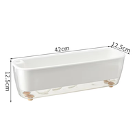 Pots à plantes succulentes blancs durables avec plateau, en plastique transparent respirant, auto-absorbants, pour culture hydroponique, décoration