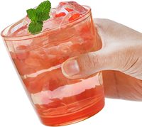 Ensemble de verres à boisson de qualité supérieure, 10.5 Oz, 6 couleurs, en acrylique, gobelet en plastique, gobelets à eau, lavable au lave-vaisselle