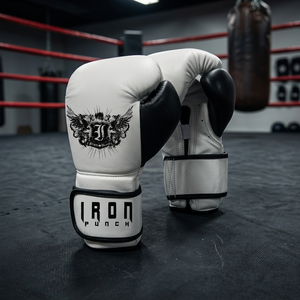 High-Performance Cowhide Leather Artificial Leather Boxing Gloves Double Strap Hook Loop Thick 4-Layer Padding for Sparring - Product Image 3
