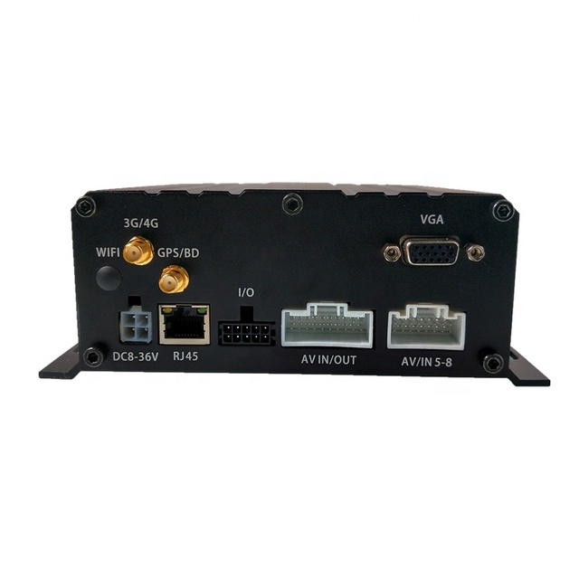 8 Channels H.265 H.264 4G 5G LTE MDVR Mobile DVR 8Ch 8 Channel Surveillance Systems for Car Truck GPS GSM SIM Video Recorder
