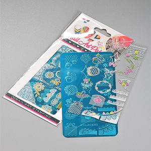Nouvelle arrivée transfert impression dentelle bord doux Style ongles estampage plaque nouveau modèle ongles 3D estampage plaques - Product Image 6