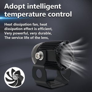 Phare LED Mini Moteur 15W 150LM Double Couleur Blanc/Jaune Systèmes d'Éclairage Automobile Étanche IP67 Feux Auxiliaires Hi/Low Beam - Product Image 4