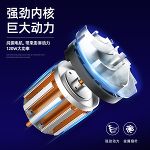 Apinyue <b>Handheld</b> <b>Vacuum</b> Cleaner 0.3L Battery Powered Portable Car Home Use - Product Image 5