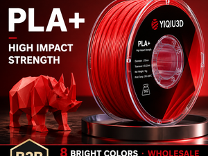 Filamento PLA+ Yiqiu3D de 1.75mm, 8 Colores Brillantes, Alta Resistencia a Impactos, Filamento para Impresora 3D para Bambu Lab Anycubic - Product Image 6