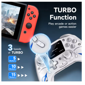 คอนโทรลเลอร์ไร้สายสำหรับนินเทนโดสวิตช์ 1/2 ฮอลเอฟเฟค เกมแพดสำหรับ <span class=keywords><strong>PS4</strong></span>/Android/IOS/PC <span class=keywords><strong>บ</strong></span><span class=keywords><strong>ลู</strong></span><span class=keywords><strong>ทู</strong></span><span class=keywords><strong>ธ</strong></span><span class=keywords><strong>จ</strong></span><span class=keywords><strong>อย</strong></span>สติ๊กควบคุมอุปกรณ์เสริม - Product Image 6