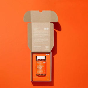 Scatola di spedizione per la confezione di bottiglie di vitamine di lusso vuote per integratori alimentari - Product Image 2