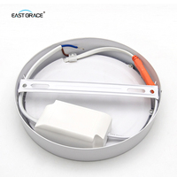 Plafonnier d'intérieur professionnel monté en surface de bureau éclairage de maison 12W SMD2835 panneau lumineux LED rond