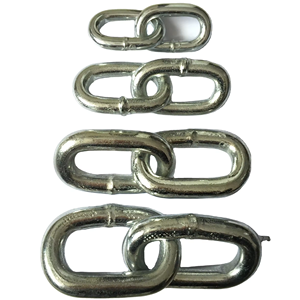 Cadena de eslabones cortos ordinaria 3/16 en estructura soldada de acero suave con acabado de zinc - Product Image 2