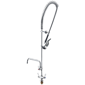 Poignée à <span class=keywords><strong>double</strong></span> levier pour usage public <span class=keywords><strong>Robinet</strong></span> de cuisine commercial pré-rinçage à ressort haute pression pour <span class=keywords><strong>lave</strong></span>-<span class=keywords><strong>vaisselle</strong></span> de cuisine - Product Image 6