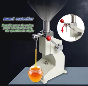 Machine de remplissage manuelle A03 pour boissons, produits chimiques et alimentaires avec composants à engrenages - Product Image 3