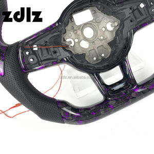 <span class=keywords><strong>Volant</strong></span> Personnalisé en Fibre de Carbone Forgée Violet Poudre à LED pour Volkswagen VW <span class=keywords><strong>Golf</strong></span> 7 MK7 et <span class=keywords><strong>Golf</strong></span> <span class=keywords><strong>6</strong></span> MK6 <span class=keywords><strong>GTI</strong></span> - Product Image 5