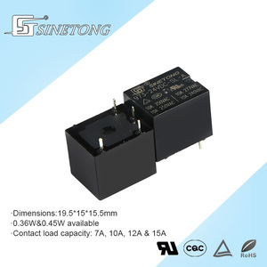 SINETONG 973-24VDC 12V 10A Relés de potencia industriales Relé eléctrico electromagnético sellado en miniatura de alta potencia en miniatura - Product Image 5