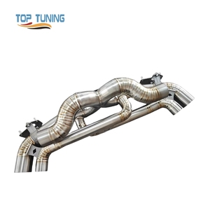 Système d'échappement Catback de haute qualité avec silencieux à valve pour Porsche 911 992 3.0T 2019-2024, tuyaux d'échappement - Product Image 5