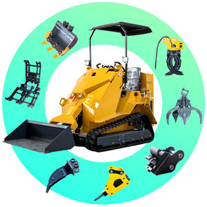 ถังขนาดเล็กรถตักดินขนาดเล็กจากประเทศจีนรถตักดินขนาดเล็กมีรางหญ้า/ถังร็อคเครื่องขุดไม้ขนาดเล็ก - Product Image 6