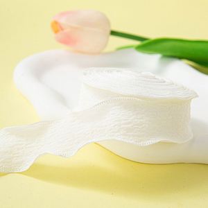 Top Selling Vintage 2.5cm Wavy Edge Crinkle Ribbon for Gift Wrapping & Bouquet Decor 10 Yards/roll - Product Image 5