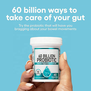थोक वयस्क प्रोबायोटिक्स 60 बिलियन सीफू 10 उपभेदों प्रीबायोटिक्स पाचन प्रतिरक्षा सहायता आंत स्वास्थ्य कैप्सूल - Product Image 2