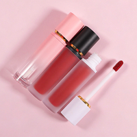 Tubes de gloss à lèvres vides personnalisables avec logo, 8 ml, flacon transparent avec applicateur, conteneur de rouge à lèvres liquide mat pour marques cosmétiques en marque blanche