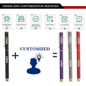 High-Grade Neutral MANMU Office Stationery Set Black Ballpoint Metal <b>Pen</b> Business <b>Gifts</b> Digital Printing Novelty 1.0mm Model 808 - Product Image 4