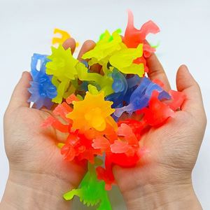 Jouets miniatures de dinosaures colorés en TPR, Gashapon sur le thème du Jurassic, Jouets anti-stress - Product Image 2