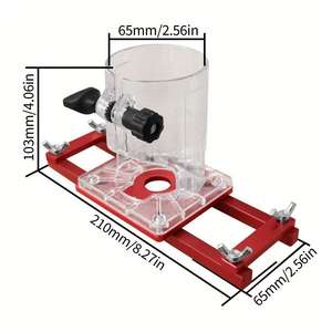 تشكيل مركز الشق غير المرئي 2 في 1 مناسب لأثاث الخزانات ، الشق والتقطيع غير المرئي - Product Image 1
