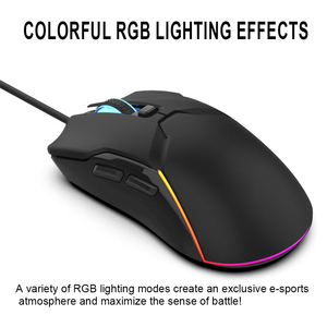 Biểu Tượng Tùy Chỉnh Màu Đen Chuột Chơi Game 6D Tri Chế Độ Có Dây Không Dây RGB Chuột Với Điều Khiển Phần Mềm - Product Image 6