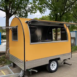 Food Truck Mobiele Keuken Ijs Truck Koffie Winkelwagen Voedsel Van Catering Trailers