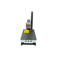 Mini graveur laser à fibre, corps noir et blanc, 20W 30W, refroidissement par air, marqueur léger pour gravure sur acier inoxydable